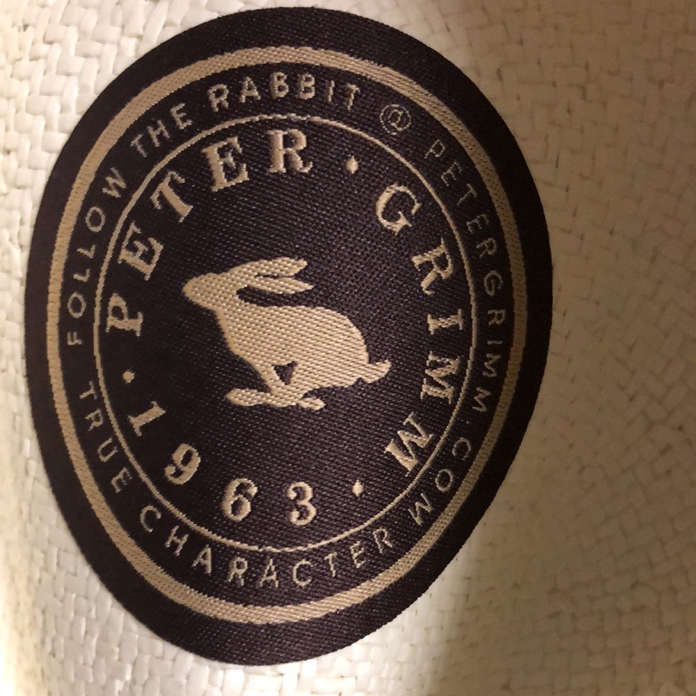 Peter Grimm True Character Beeskow Straw Trilby Fedora Hat Ivory O/S - Picture 6 of 7